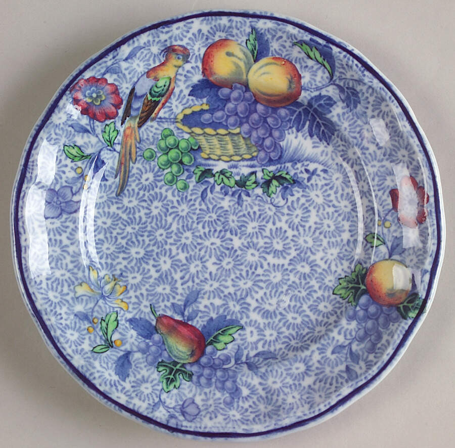Spode's George III Blue Small Bread & Butter Plate by Spode-1