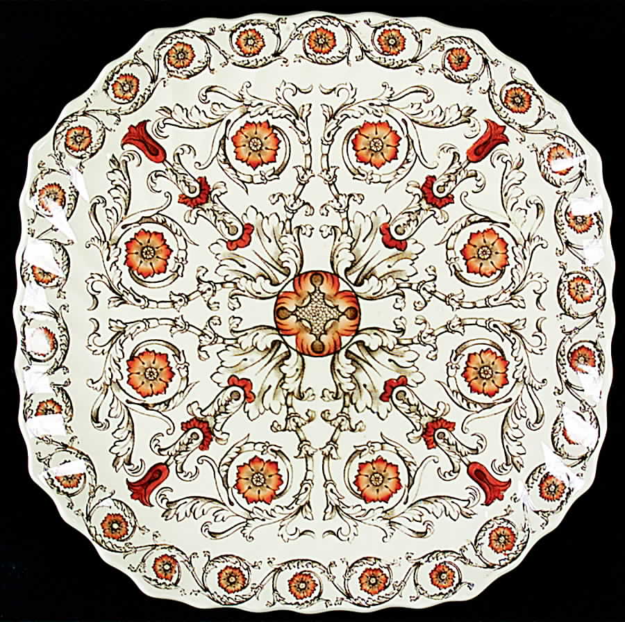 Spring Square Luncheon Plate by Spode-1