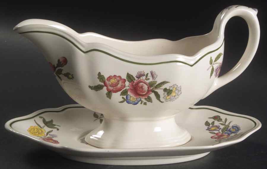 Springtime Gravy Boat & Underplate by Spode-1