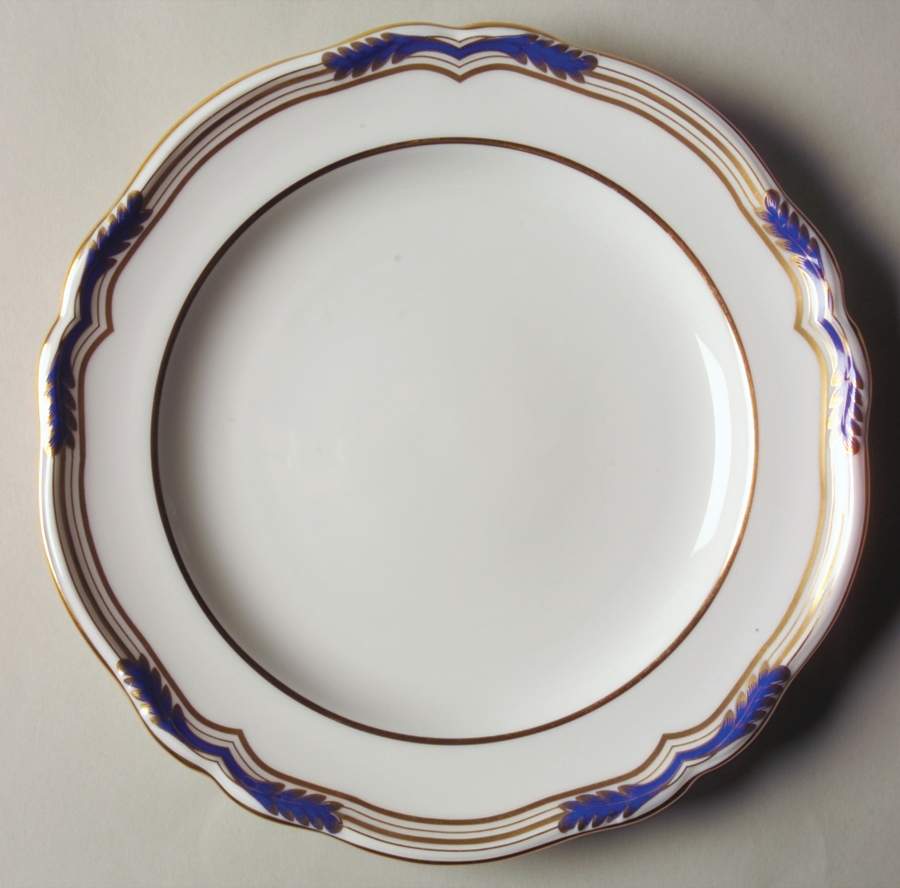 Stafford Blue Leaf Salad Plate by Spode-1