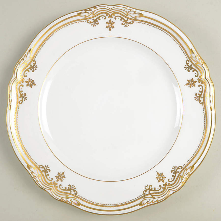 Stafford White Luncheon Plate by Spode-1