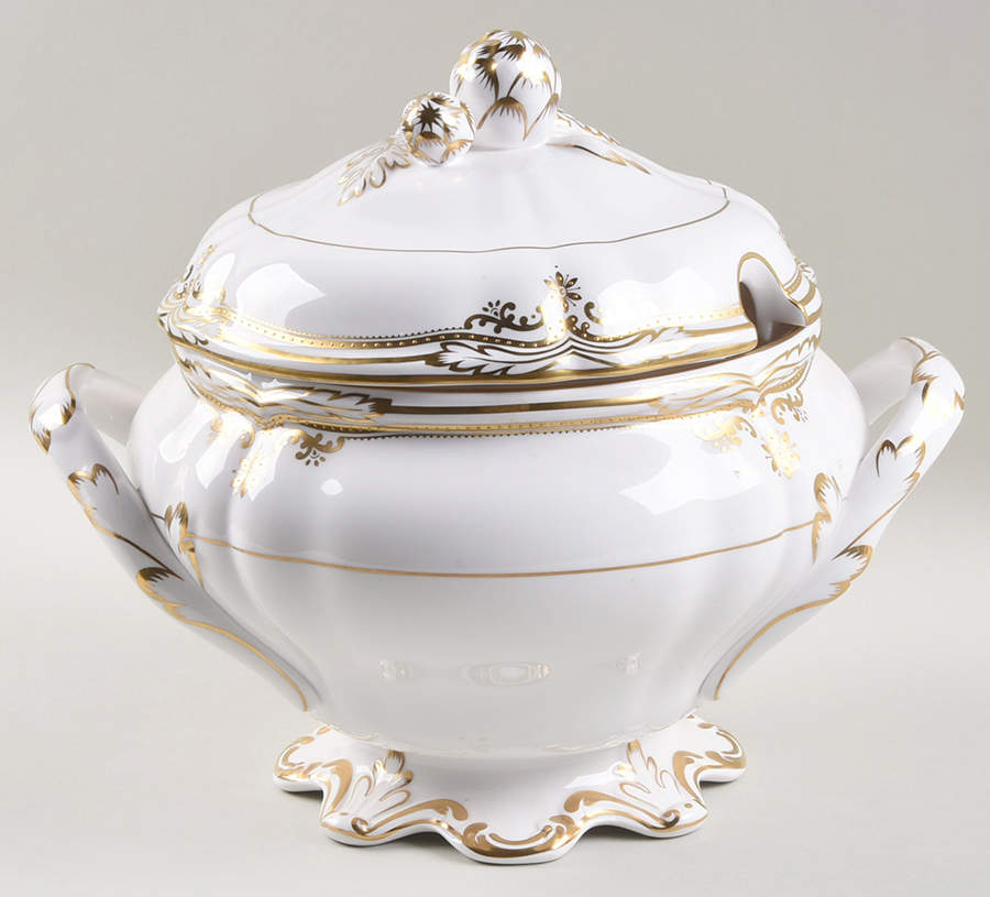 Stafford White Tureen &  Lid by Spode-1