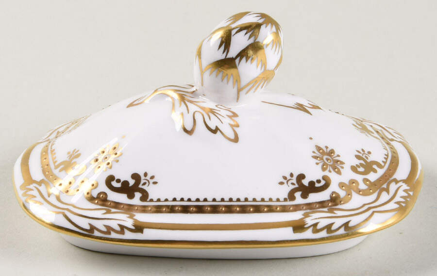 Stafford White Lid for Sugar Bowl by Spode-1