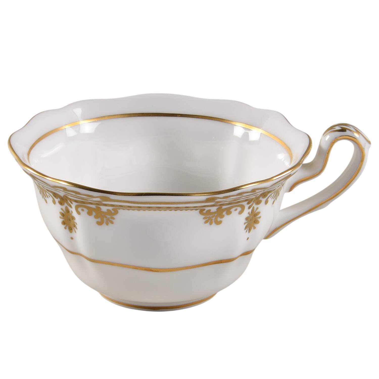Stafford White Flat Cup by Spode-1