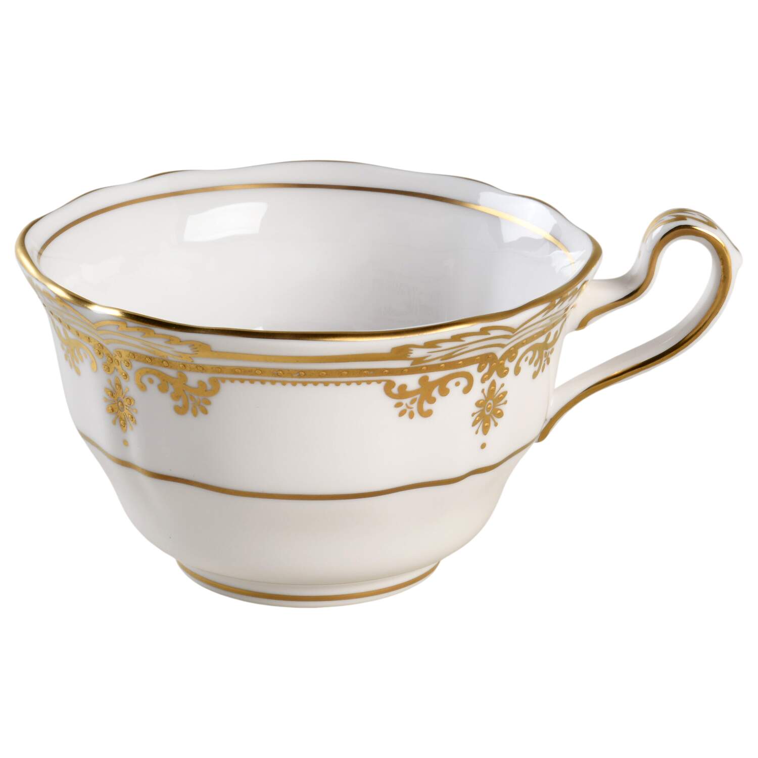 Stafford White Flat Cup by Spode-1