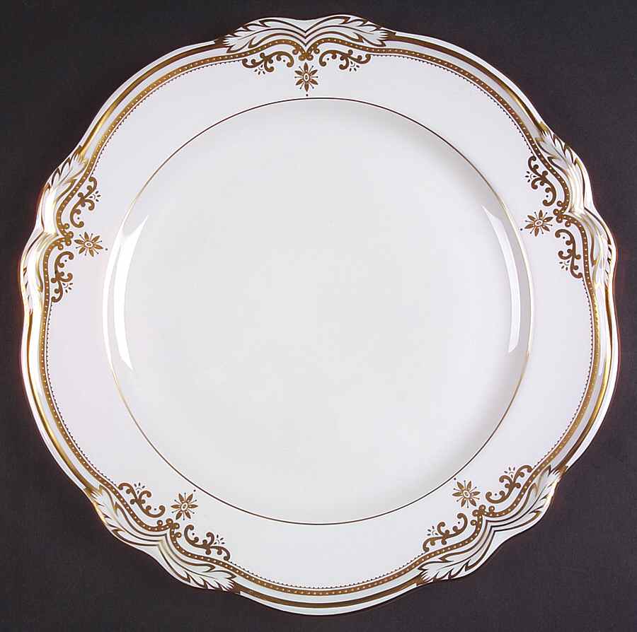Stafford White Service Plate (Charger) by Spode-1
