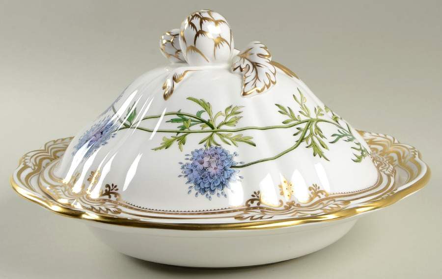 Stafford Flowers Round Covered Vegetable by Spode-1