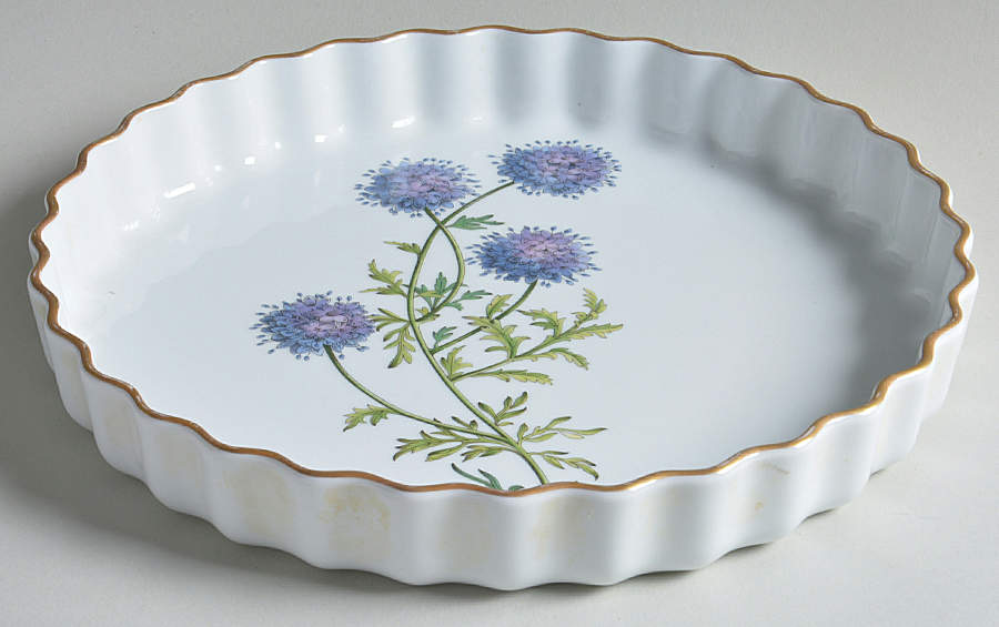 Stafford Flowers 10'' Quiche Oven To Table by Spode-1