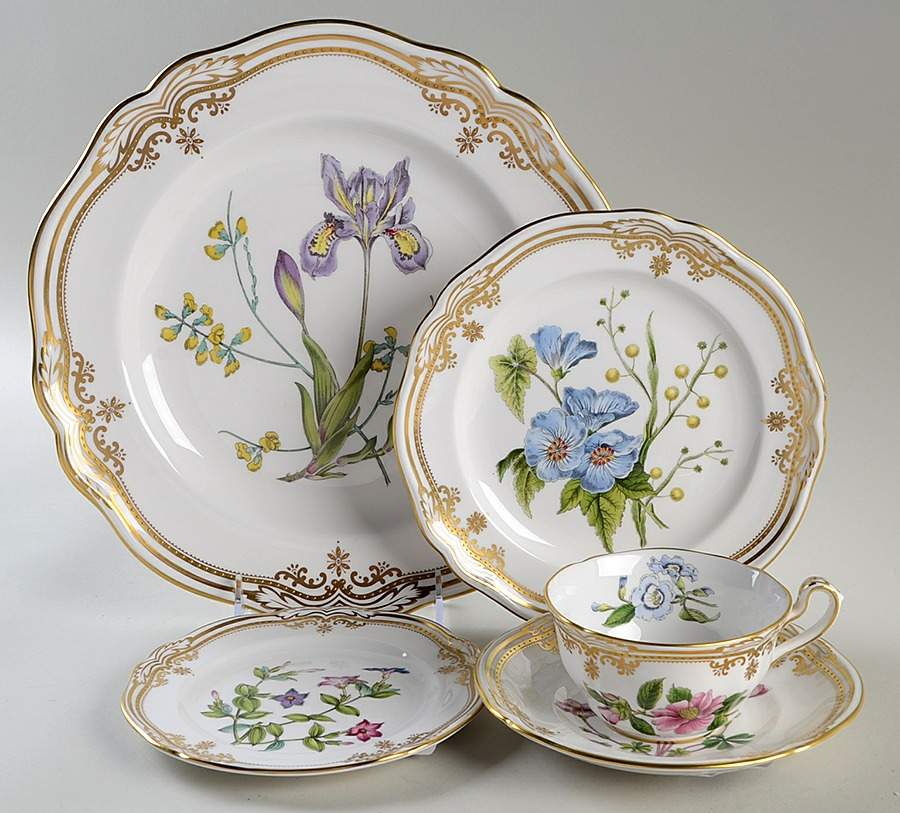 Stafford Flowers 5 Piece Place Setting by Spode-1