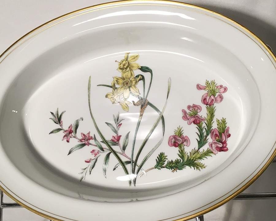 Stafford Flowers Large Oval Oven-to-Table Baker by Spode-1