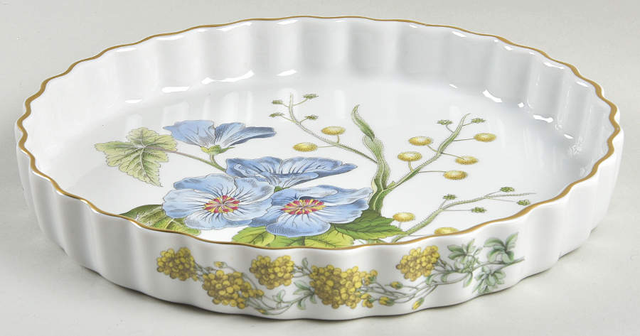 Stafford Flowers 10'' Quiche Oven To Table by Spode-1