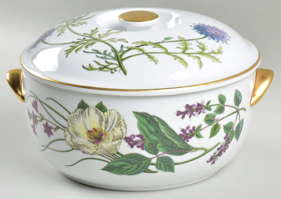 Stafford Flowers 2 Qt Round Covered Oven-to-Table Casserole by Spode-1