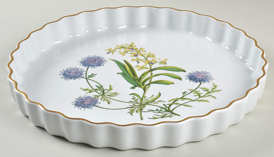 Stafford Flowers 14" Quiche Oven To Table by Spode-1