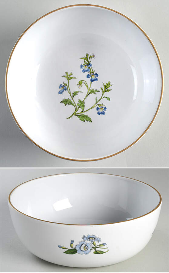 Stafford Flowers 8" Round Baker Oven To Table by Spode-1