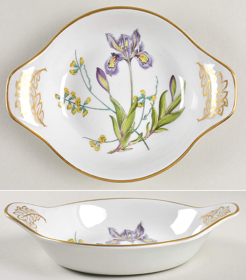 Stafford Flowers 8" Augratin Oven To Table by Spode-1