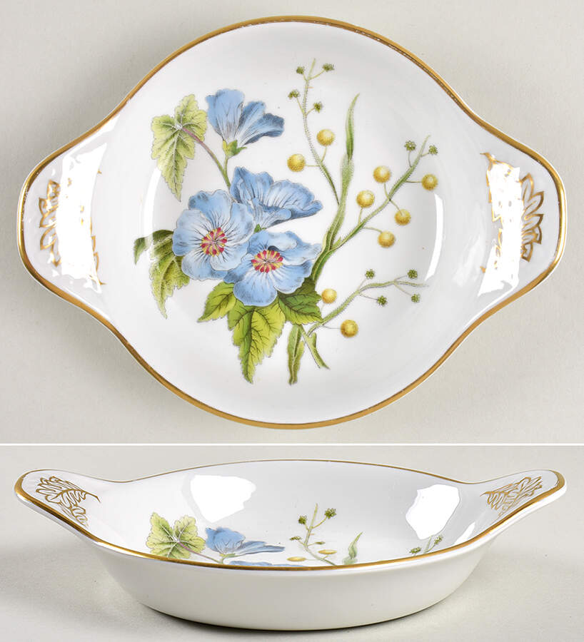 Stafford Flowers 7" Augratin Oven To Table by Spode-1