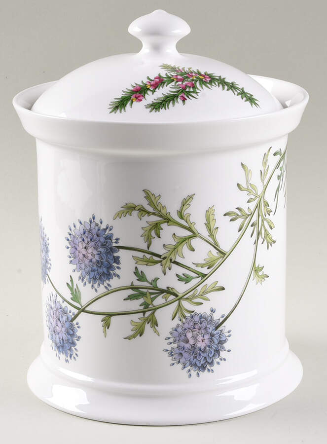 Stafford Flowers Cookie Jar & Lid by Spode-1
