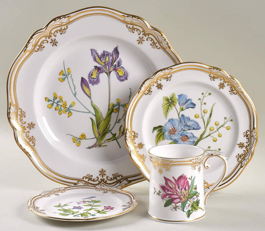 Stafford Flowers 4 Piece Place Setting by Spode-1