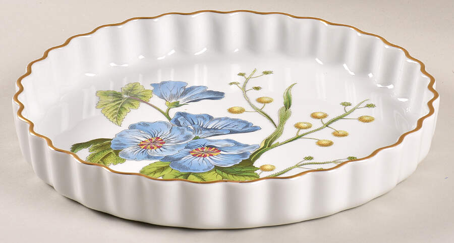 Stafford Flowers 10'' Quiche Oven To Table by Spode-1