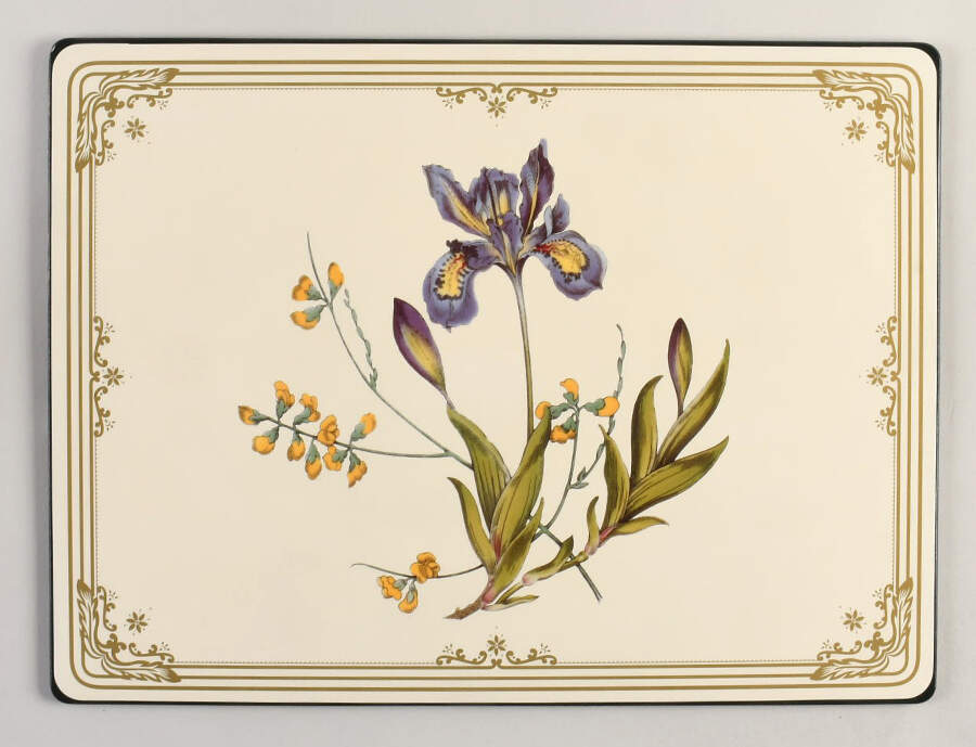 Stafford Flowers Rectangular Placemat w/Felt Backing by Spode-1
