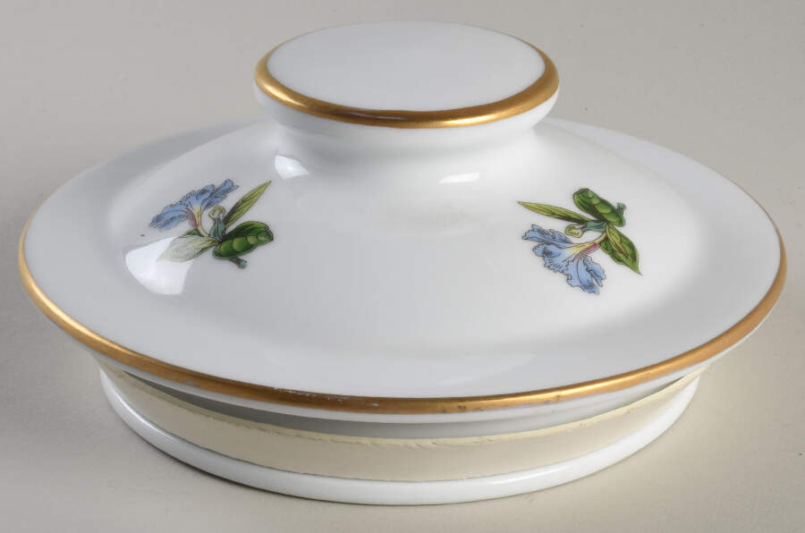 Stafford Flowers Lid for Medium Canister Oven To Table by Spode-1