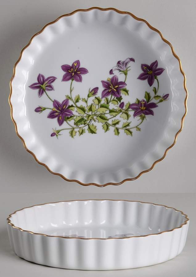 Stafford Flowers 7" Quiche Oven To Table by Spode-1