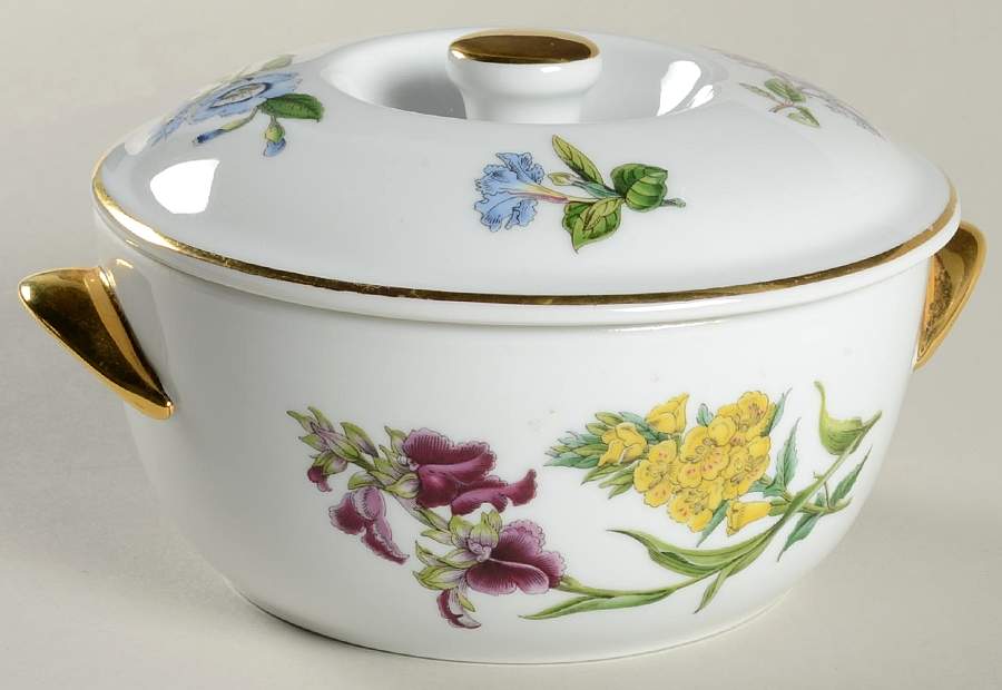 Stafford Flowers .75 Qt Round Covered Casserole by Spode-1
