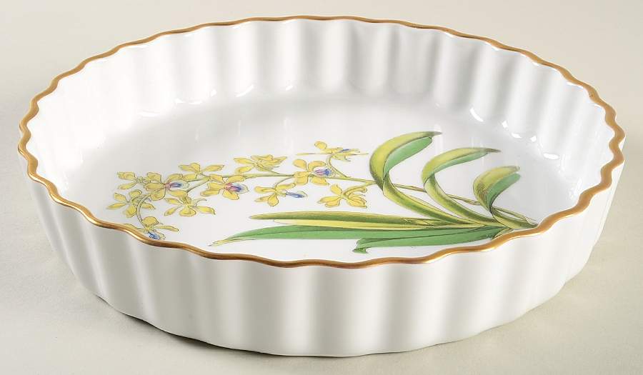 Stafford Flowers 7" Quiche Oven To Table by Spode-1