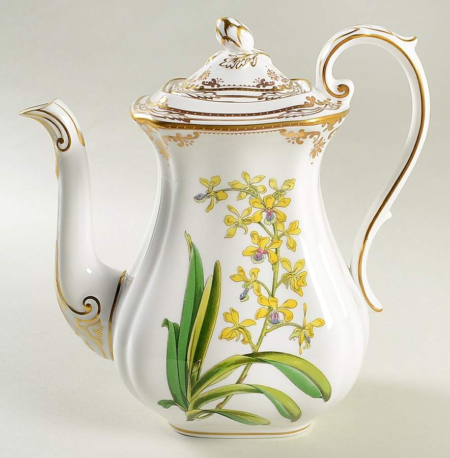 Stafford Flowers Coffee Pot & Lid by Spode-1