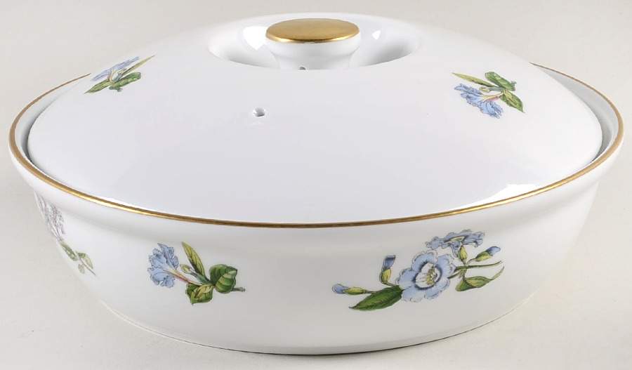Stafford Flowers 1 Qt Round Covered Casserole by Spode-1