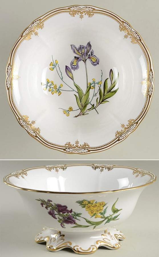Stafford Flowers 10" Large Salad Serving Bowl by Spode-1