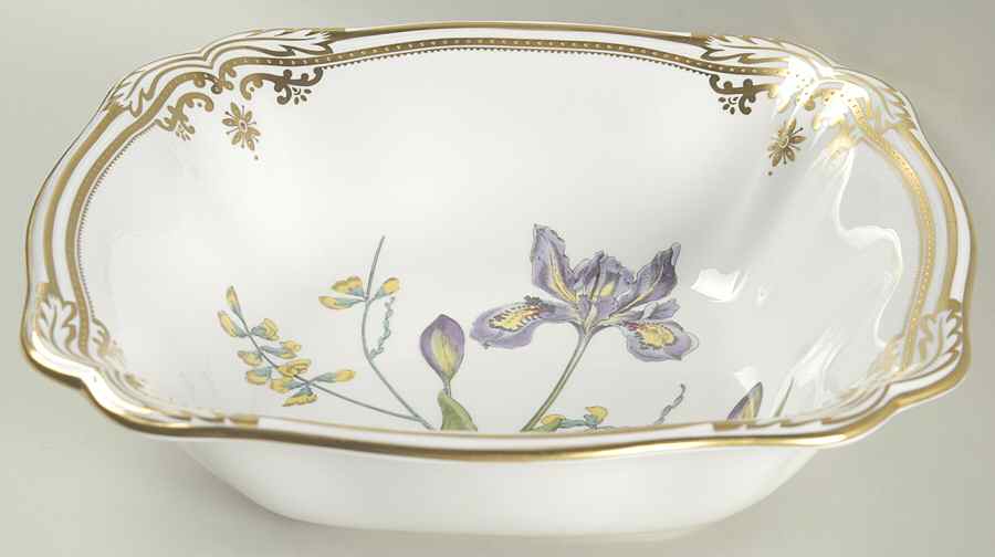 Stafford Flowers 9" Square Vegetable Bowl by Spode-1