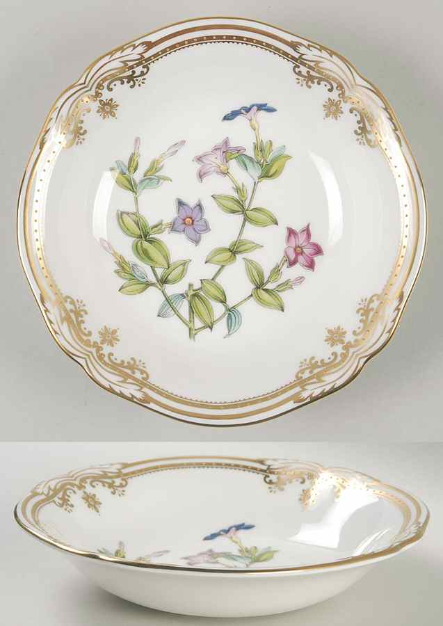 Stafford Flowers Coupe Cereal Bowl by Spode-1