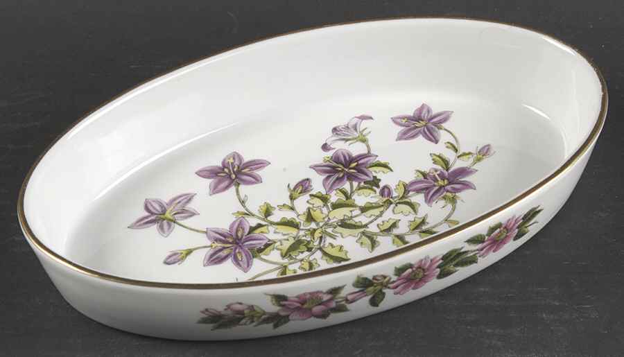 Stafford Flowers 10" Oval Oven-To-Table Baker by Spode-1