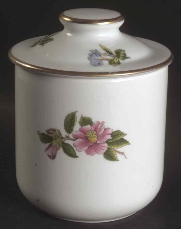 Stafford Flowers Small Canister Oven To Table by Spode-1