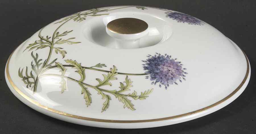 Stafford Flowers Lid for 2 Qt Round Oven-To-Table Casserole by Spode-1