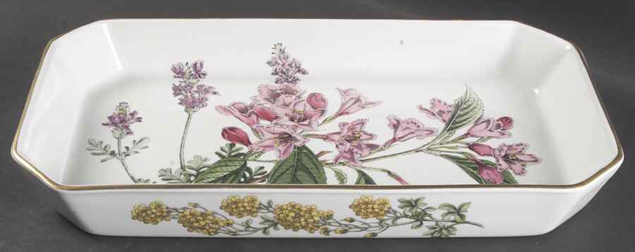 Stafford Flowers 14" Rectangular Baker Oven to Table by Spode-1