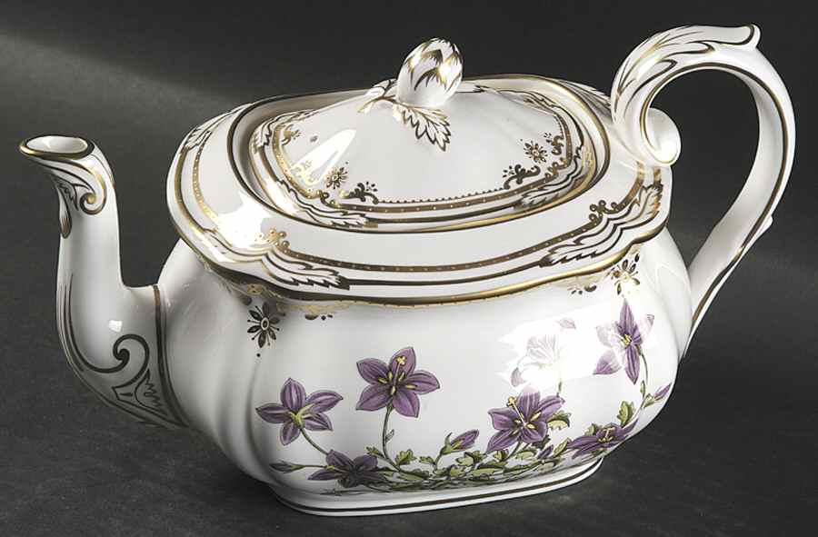 Stafford Flowers Teapot & Lid by Spode-1