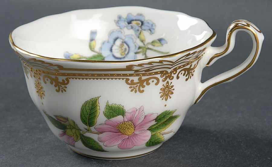 Stafford Flowers Flat Cup by Spode-1