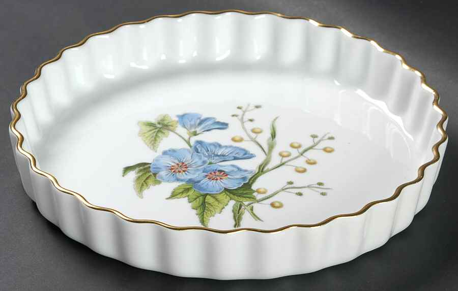 Stafford Flowers 9" Quiche Oven To Table by Spode-1