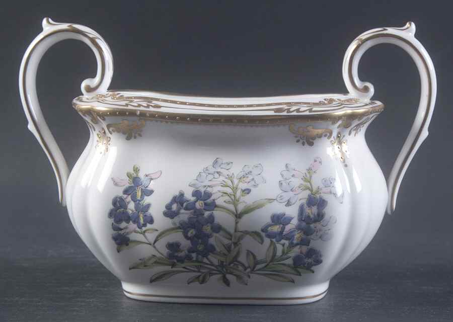 Stafford Flowers Sugar Bowl No Lid by Spode-1