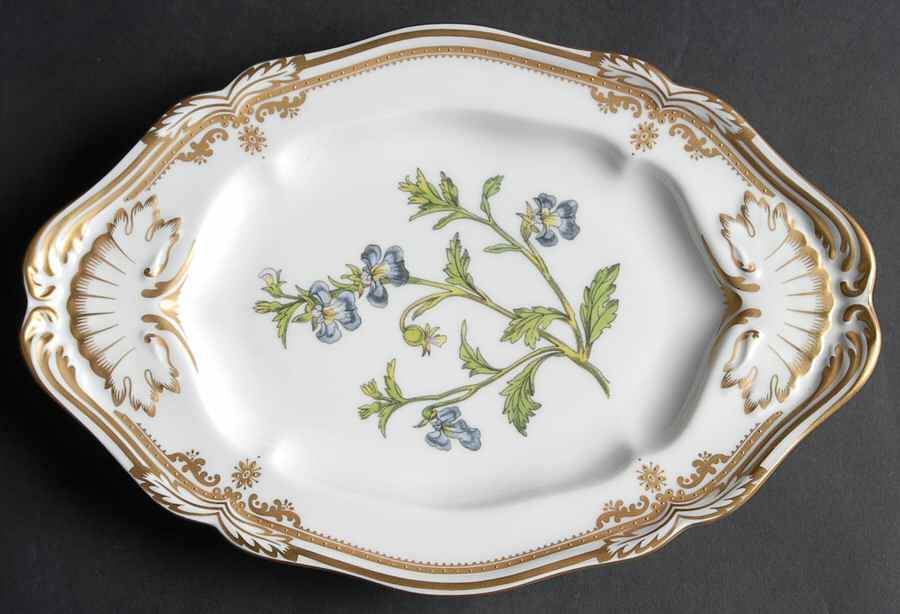 Stafford Flowers Relish/Gravy Underplate by Spode-1