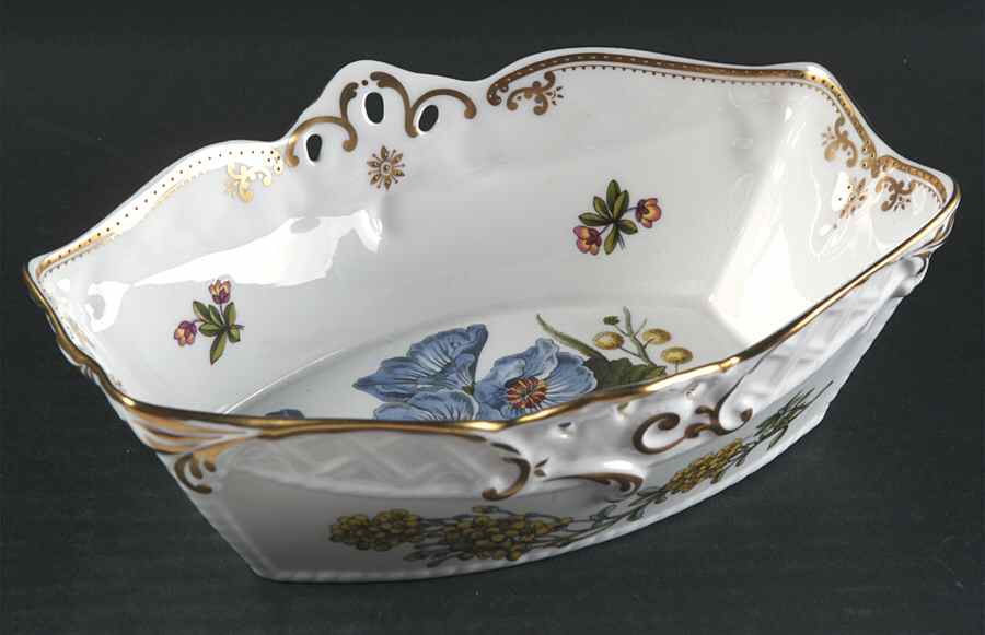 Stafford Flowers Pierced Basket by Spode-1