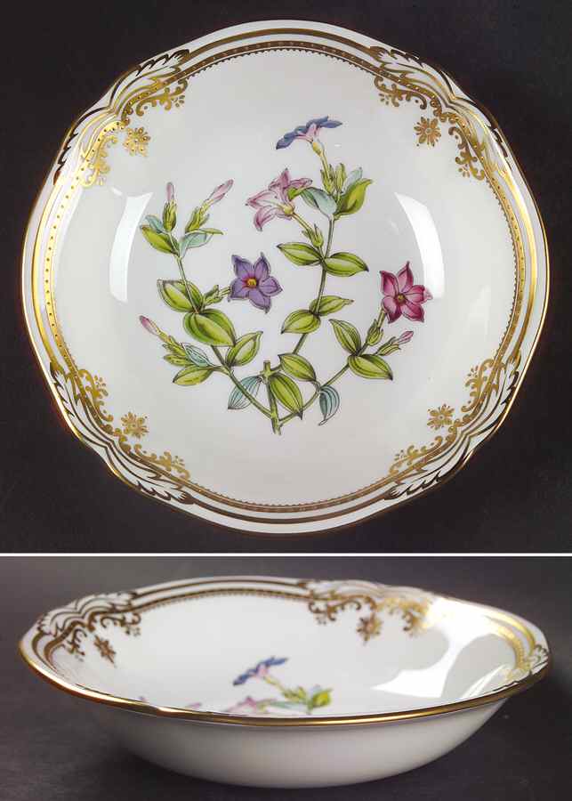 Stafford Flowers Coupe Cereal Bowl by Spode-1