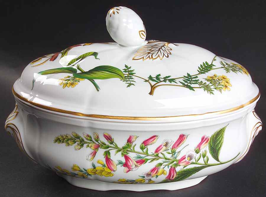 Stafford Flowers 2 Qt Oval Oven To Table Covered Casserole by Spode-1