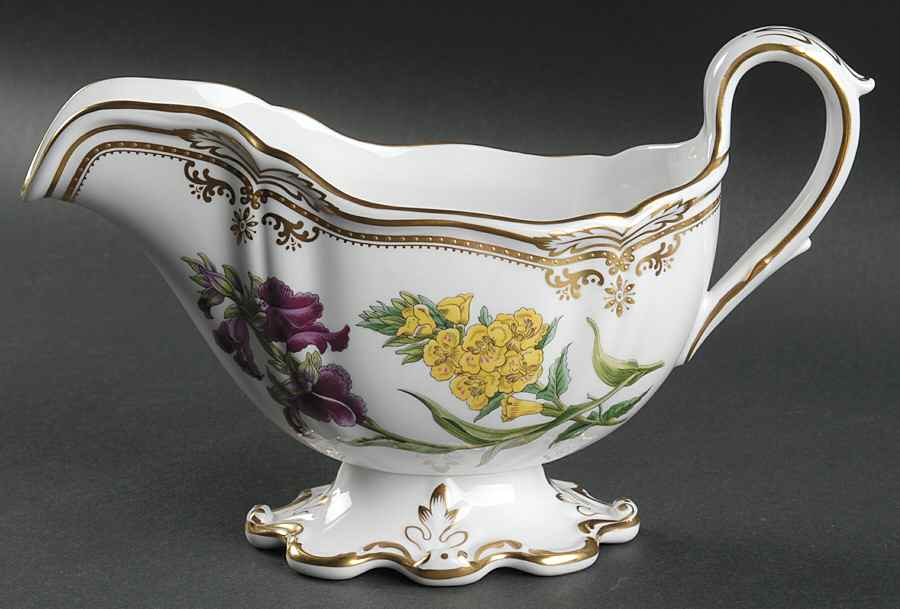 Stafford Flowers Gravy Boat by Spode-1