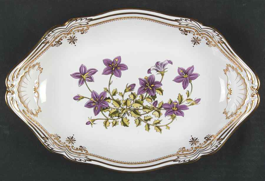 Stafford Flowers 12" Oval Tray by Spode-1