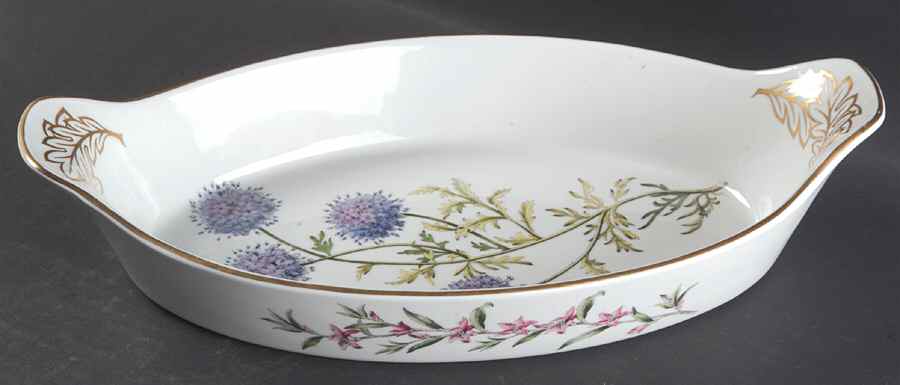Stafford Flowers 13" Oval Oven To Table Baker by Spode-1
