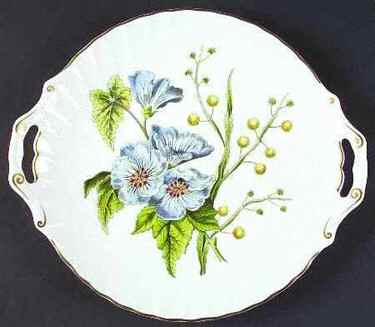 Stafford Flowers Handled Cake Plate by Spode-1