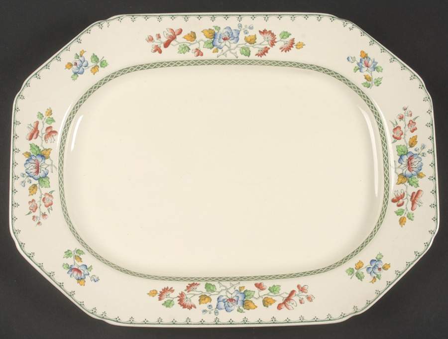 Strathmere 14" Oval Serving Platter by Spode-1